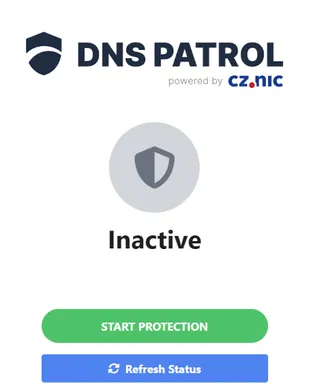 Stav Inactive.